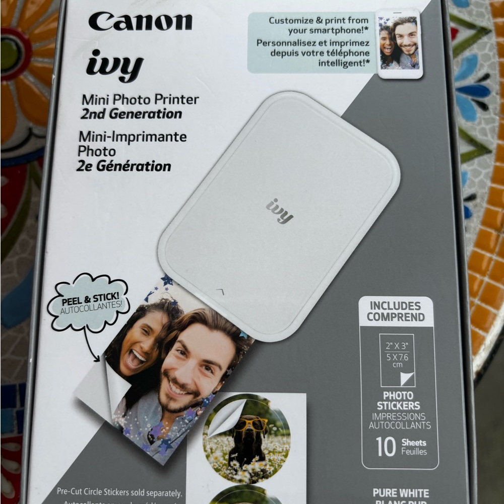 Canon IVY mini photo printer